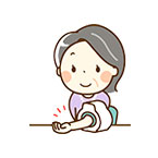 到着、健康チェック