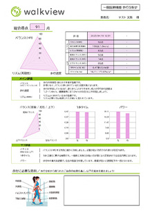 歩行分析計